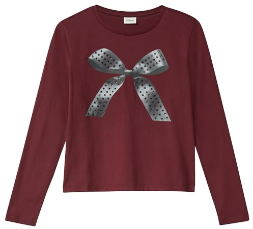s.Oliver Junior Mädchen 2173421 T-Shirt Langarm, Lilac/PINK, 170/176