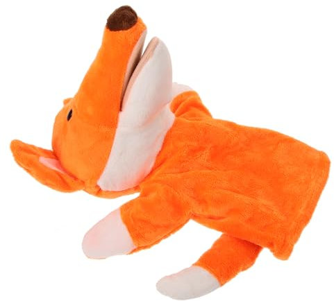 ADOCARN Handpuppe Fuchs Weichem Plüsch Interaktives Spielzeug Für Mädchen Fantasie Und Eltern- Mädchen-interaktion Geeignet Für Frühkindliche