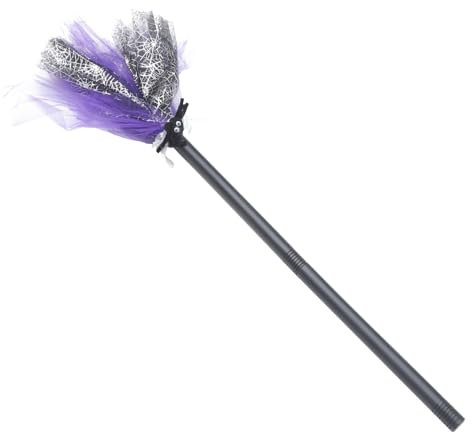 SUPVOX Accesorio Bruja Halloween Escoba De Fiesta Decoración Hogar para Adultos