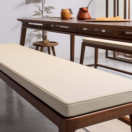 Rutschfestes Bankkissen für den Innenbereich, 30 x 200 cm, Sitzauflage für Esszimmer, bequeme Sitzauflage für Bierbank, weiche Bankauflage, perfekte Sitzpolster für Heimdekoration