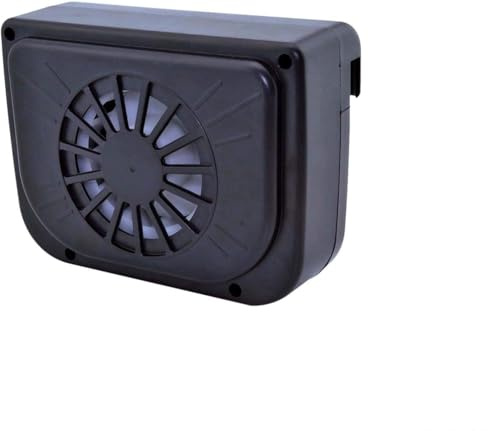 Ventilateur de voiture à énergie solaire pour grille d'aération de voiture, ventilateur solaire pour fenêtre, pare-brise, système de refroidissement pour véhicule, camionnette, camion, SUV