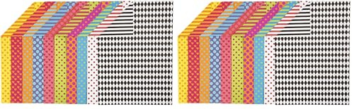 Papier cartonné à motifs (Lot de 2)