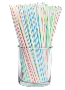 errcom 100 Strohhalme,Party-Trinkhalme,100 Stück, Wiederverwendbare Strohhalme für Party,Geburtstag,Hochzeit, Trinkhalme für Smoothies,Saft,Cocktail