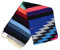 Mexikanische Yoga-Decke, Design Navajo, Azteken, Karos, extra groß, dick, Sarape mit Streifen, Blue Blanket, xl