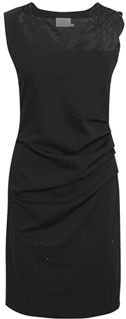KAFFE Damen Kleid India Damen Kleid Cocktailkleild Ärmellos Elegant Spitze Knielang Spitzenkleid Ärmellos
