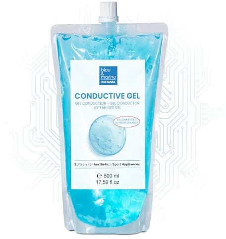 Conductive Gel - Professional Beauty Device Gel: Radio Frequency, Facial Microcurrent, Ultrasound, Electrodes, Cavitation, IPL Hair Removal, Laser - 500 ml