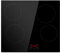 WEIBO 59cm*52cm Ceramic Hob 4 Zone Black Glass Built-in Electric Hobs with Touch Controls
