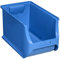 Allit 456280 ProfiPlus Box 4H, blau Stapelsichtbox, PP TÜV/GS, V: 9,8 L,Lagersichtbox, Sichtbox, Lagerbox, stapelbar