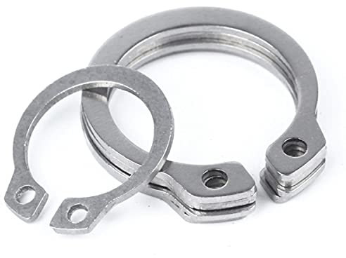 Wellentyp C Wellensicherungsring Sicherungsring Karte Äußerer Sicherungsring 304 Edelstahl KlemmfederM3-M75-M55,50Stk