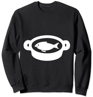 Poisson dans une casserole Sweatshirt