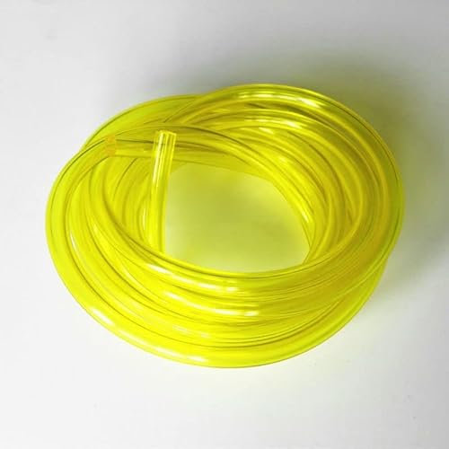 Comcapy Tubo de Aceite Amarillo de los recambios del depósito de Gasolina de la Motosierra de 20 Metros del diámetro Interno 3.00m m