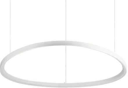 Ideal Lux GEMINI 105 cm integrierte LED-Pendel-Deckenleuchte Weiß, 3000 K