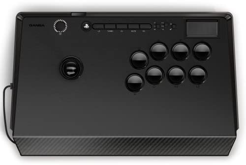 Qanba B1 Titan Wired Joystick for PlayStation 5 and PlayStation 4 and PC (Fighting Stick) Officially Licensed Sony Product