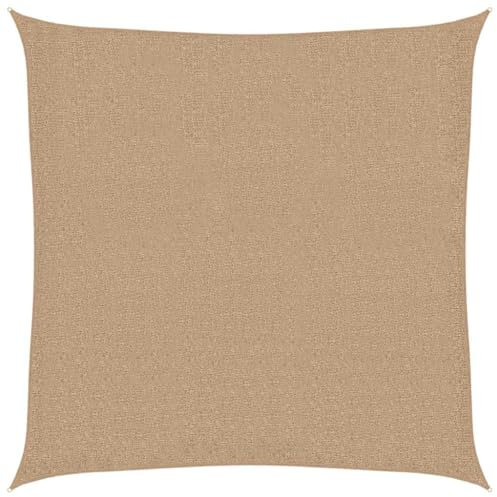 vidaXL Vela Parasole 160 g/m² Grigio Talpa 7x7 m in HDPE
