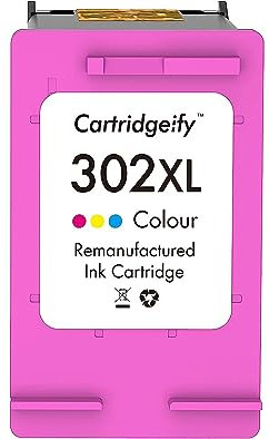 Cartridgeify 302 XL Farbe Druckerpatronen Kompatibel mit HP 302 302XL Patronen, für Envy 4525 4520 Druckerpatronen OfficeJet 3831 5230 3830 3833 DeskJet 3630 3836