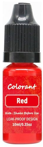 bephible 10 ml Kerzenfarbe – Color Essence Seife, Kerzen, Farbstoff, Sojawachs, Paraffinfarbe, Farbstoff für Zuhause, Rot