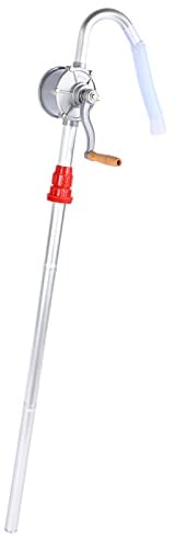 Akozon Aluminum Alloy Hand Crank Oil Barrel Drum Pump - Ideal for Pumping and Fuel Oils