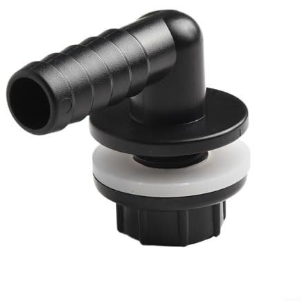 Water Tanks Connector Elbow Adapter Fitting for Aquariums for Pond Push to Connect Black Plastic Quick Connectors Water Pipe Fittings