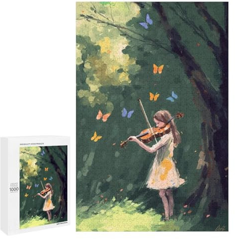 1000 Pieces Jigsaw Puzzle for Adults - The Sound of Spring Music Funny Family Interactive for Puzzles Club Decor Or Gifts for Friends