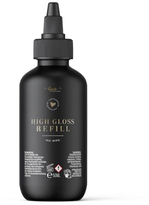 High Gloss Top Coat UV GLANZ Versiegler für Nägel 50 ML Vorratspaket · Quick Finish ohne Schwitzschicht + kein Vergilben + wochenlanger Glanz wie an Tag 1 · Lynis-Nailshop.de