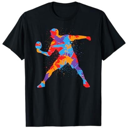 Tischtennisspieler Bunt Kinder Jungen Tischtennis T-Shirt
