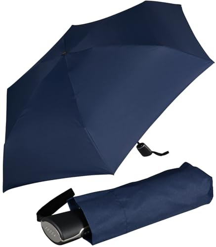 Doppler Damen Taschenschirm Fiber Micro Flat mit Auf-Zu-Automatik