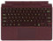 Zoof Type Cover para Microsoft Surface Pro 11 / Pro 10 / Pro 9 / Pro 8 / Pro X, 13 pulgadas, teclado Bluetooch delgado portátil con panel táctil, soporte para bolígrafo (borgoña con retroiluminación)