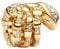 Amuefer Goldener geschwungener Pfeil Charms für Armbänder 925 Sterling Silber mit Cubic Zirkonia Anhänger für Halsketten Geburtstag Weihnachten Schmuck Geschenke für Frauen