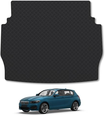 BMW 1 Series (2011-2019) [F20/F21] Heavy Duty Thick Rubber Boot Mat Liner Accessories Tailored Fit Set Compatible Accessory Waterproof Durable Non-Slip 5mm Full Coverage Protection