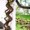 63in Pliable épais Branches d'arbre Artificiel Faux Tronc de Bois Branches vignes Mousse Plantes Guirlande Feuilles Vertes pour Mur Suspendu Reptile Escalade Halloween extérieur Arc Jardin décoration