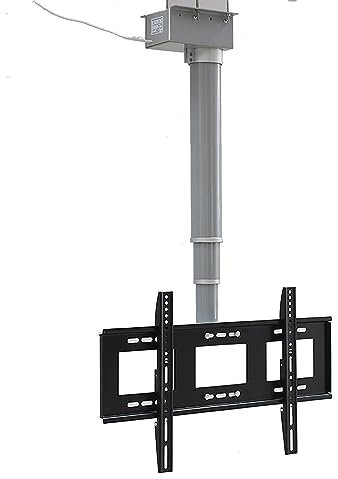 CAFIEDR Universal TV Stand, 19-40 Inch TV Bracket - TV Ceiling Mount Adjustable Bracket, 360 Degree Rotating TV Stand Partition Wall Cabinet Bracket, Suspended Background Wall Universal Base Hanger