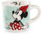 Egan Mini tazza da 80 ml, motivo: MICKEY I AM & MINNIE I AM, tazza da collezione in porcellana, adatta al microonde e alla lavastoviglie, regalo per gli amanti del caffè e del tè (turchese Minnie)