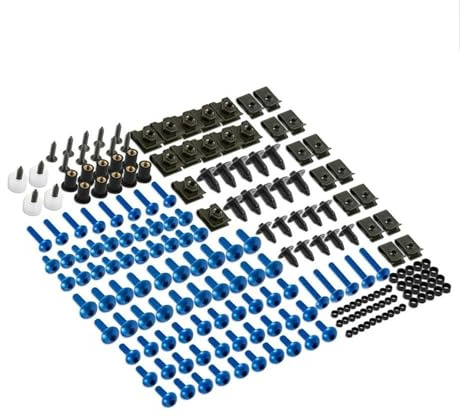 Verkleidungsschrauben Für Suzuki GSXR GSX-R 600 750 1000 GSX R 600 750 1000 K1 K2 K3 K4 K5 K6 K7 K8 K9 Schrauben(BLAU)