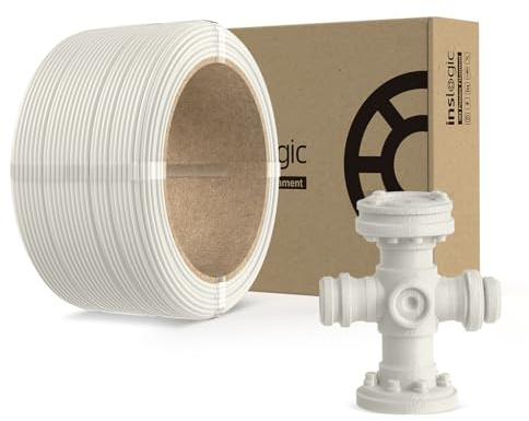 Inslogic Vorgetrocknetes Nylon Filament 1.75mm 3D Drucker Filament, Polyamid(PA) PA6/66 Verzugsfrei Drucken Passt Meisten FDM Drucker, 0.25kg Nachfüll