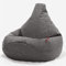 Lounge Pug, Gaming Sitzsack Sessel, Interalli Wolle Grau