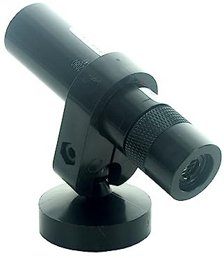 hedue® Positionierlaser PL2 - Kreuzlaser rot, Lasermodul fokussierbar, Linienlaser zur Projektion eines roten Laserkreuzes, 50 mW Leistung, 80 x 20 mm