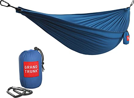 Grand Trunk Ultralight Hammock - Blue | Ultralight & portable | Ideal for backpacking | Hiking & minimalist camping trips