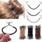 RUNGAO 30 elastici per capelli in 3 colori, per donne e ragazze, gancio per coda di cavallo, clip per coda di cavallo, accessori per lo styling dei capelli