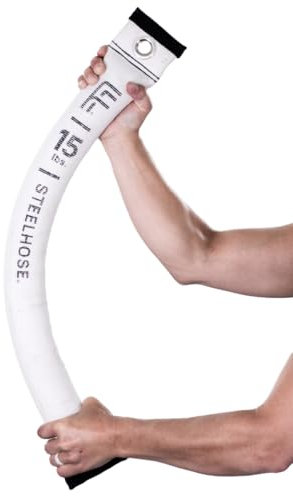 FitFighter 6,8 kg Stahlschlauch | flexibles freies Gewicht | 5-in-1 Hantel, Kugelhantel, Sandsack, Medizinball & Schlitten | Indoor/Outdoor Home Gym Gewichte | Griffiges Gewicht für Ganzkörpertraining