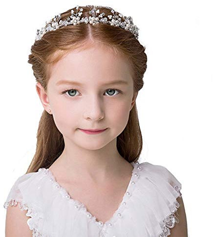 Haar-Accessoire für Hochzeit, für Mädchen, Blume, Haarschmuck, Haarband, Blumen, Perle und Kristall