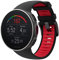 Polar Vantage V Titan Sportwatch per Allenamenti Multisport e Triathlon, con GPS, Impermeabile, Nero/Rosso