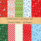 FEPITO 60 Blatt Weihnachten Origami Muster Papier, 14 x 21 cm Dekorativ für Karte Herstellung Sammelalbum Dekoration, 10 Designs