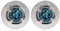 XEN Ohrstecker mit London Blue Topas ca. 1,10 ct. rhodiniert