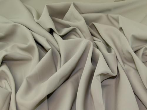 Schwer entflammbarer Stoff, Meterware, Grau