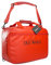 Tatonka 1970 Flight Barrel 35l-Reisetasche mit Rucksackfunktion aus LKW-Plane - 50x36x20 cm - wasserfest, pflegeleicht und robust - Handgepäcktasche - 35 Liter - Damen und Herren - rot-orange