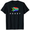 Rugby-Text mit Südafrika-Flagge T-Shirt