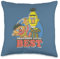Sesame Street Bert & Ernie Friendship Level: Best Throw Pillow, 16x16, Multicolor