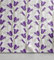 ABAKUHAUS Jugendstil abziehbare & klebbare Tapete für Zuhause, Glockenblumen Bouquet, selbstklebendes Wohnzimmer Küchenakzent, 33 cm x 250 cm, Reseda Grün Violett