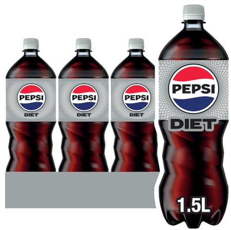 Pepsi Diet Cola, 1.5L (Pack of 12)