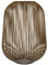 blomus Outdoor Laterne Lito | Innenliegender Glaszylinder | Rusty Look | Größe L | 33L x 33B x 45H cm | Kerzenhalter | Windlicht aus Edelstahl | Laterne Deko Groß